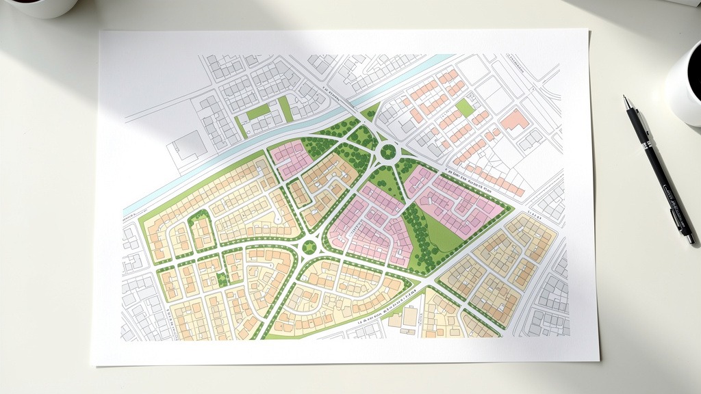 Carte des quartiers résidentiels de La Roche-sur-Yon