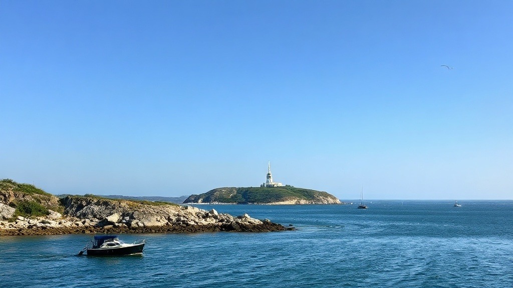 La presqu'île de Conleau au bord du golfe du Morbihan