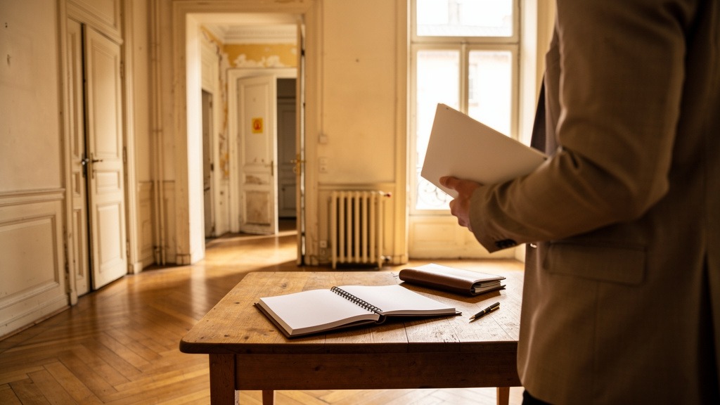 Visite d un appartement pour un premier investissement locatif