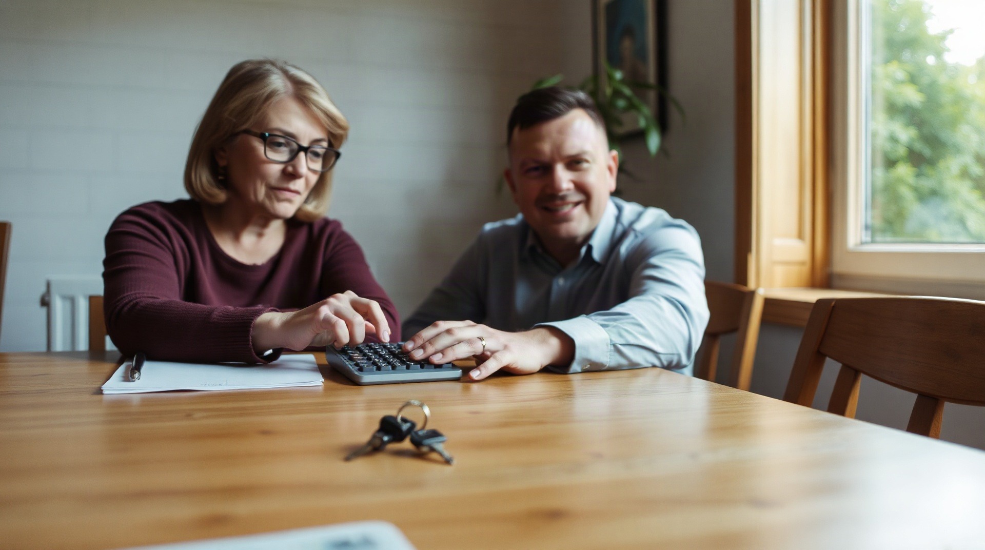 Couple examinant des documents d'investissement immobilier